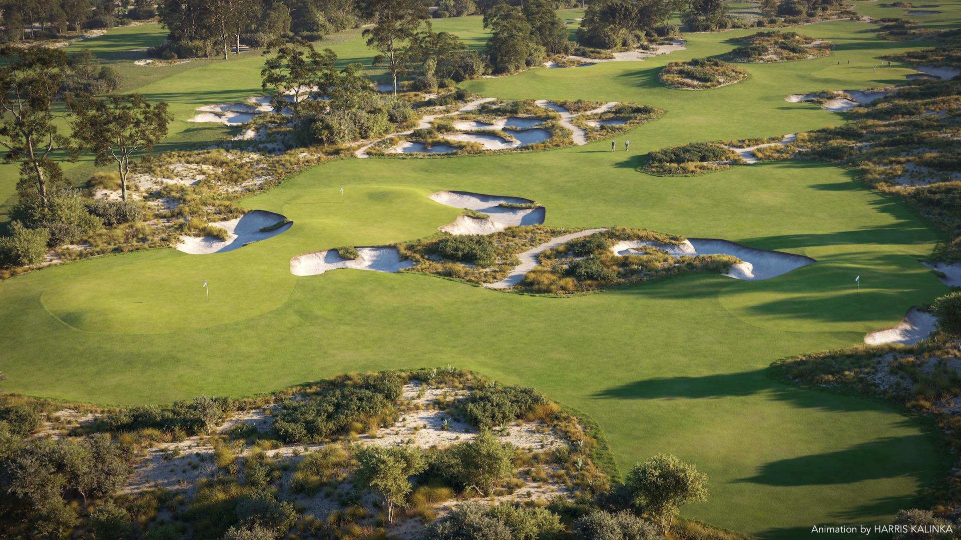 Kingston Heath short course construction underway<br>Nov 2021